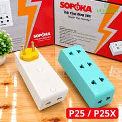 Phích Cắm Đầu Nối Chia Điện Cổ Xoay 5 Cửa SOPOKA