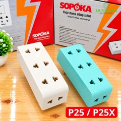 Phích Cắm Đầu Nối Chia Điện Cổ Xoay 5 Cửa SOPOKA