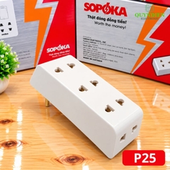 Phích Cắm Đầu Nối Chia Điện Cổ Xoay 5 Cửa SOPOKA