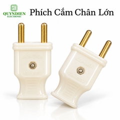 Phích cắm điện dương chân tròn 4mm chống vỡ SOPOKA P1