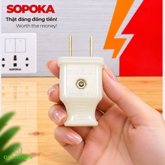 Phích cắm điện chống vỡ dương chân Dẹp SOPOKA P2