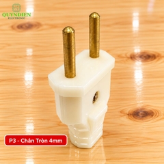 Phích cắm điện dương chân tròn 4mm chống vỡ SOPOKA P3