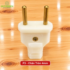 Phích cắm điện dương chân tròn 4mm chống vỡ SOPOKA P3