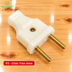 Phích cắm điện dương chân tròn 4mm chống vỡ SOPOKA P3