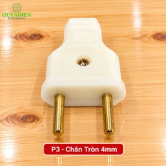 Phích cắm điện dương chân tròn 4mm chống vỡ SOPOKA P3
