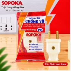Phích Cắm Điện Dương Chân Lớn Sopoka P9