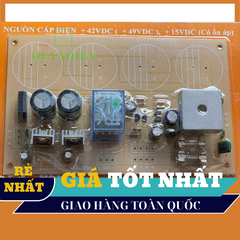 Bo nguồn 4 tụ dùng cho bo khuếch đại công suất