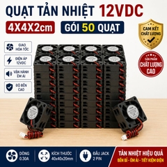 Quạt Tản Nhiệt 12V 4x4x2cm 0.2A - 0.3A