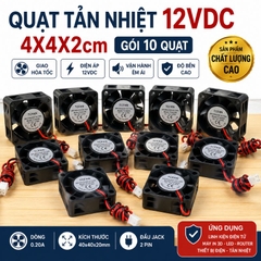 Quạt Tản Nhiệt 12V 4x4x2cm 0.2A - 0.3A