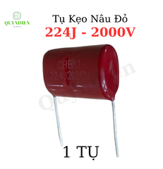 Tụ Kẹo Nâu Đỏ CBB81 224J-2000V