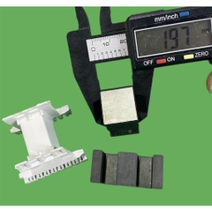 Lõi Biến áp xung EE4220 Vuông Nằm Ferit củ HỞ (8+8 chân khuôn trắng)
