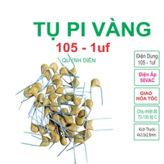 Tụ Pi vàng 105k - 50v