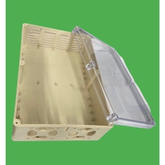 Hộp nhựa khoan sẵn VY ANH 300x200x95mm Trắng Nắp Trong