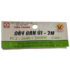 Dây bàn ủi bàn là dây nguồn TIẾN THÀNH