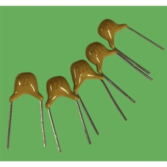 Combo 100 Tụ pi vàng 222 - 2.2nf - 50v