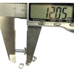 Ốc vít đầu Dù M4 REN mịn 4mm dài 1cm túi 160gam khoảng 90 con kèm tán