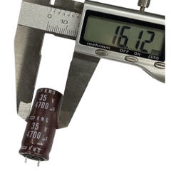 Tụ lộc nguồn 4700uF - 35V tháo máy màu nâu chân mềm 16x35mm