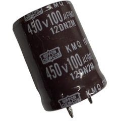 Tụ lọc nguồn 100uF 450V DC hàng tháo máy chân cứng