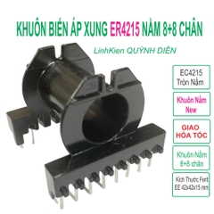 Khuôn Biến Áp Xung EC4215 Nằm Tròn (8+8 Chân)