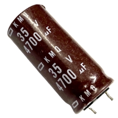 Tụ lộc nguồn 4700uF - 35V tháo máy màu nâu chân mềm 16x35mm