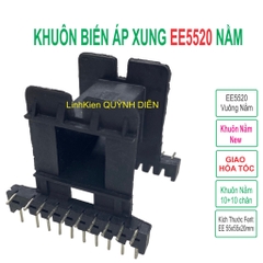 Khuôn biến áp xung EE5520 Nằm (10+10 chân)