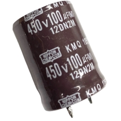 Tụ lọc nguồn 100uF 450V DC hàng tháo máy chân cứng