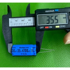 Tụ lộc nguồn 4700uF 35V mới 1 cái