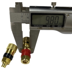 Jack Loa M8 8mm 200A Cốt Đồng (Đỏ + Đen), Cọc Đồng M8 Lắp Bình PIN Acquy