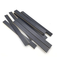 Hàng Rào Cái, Đơn, Lỗ Vuông, Chân DẸP Thẳng 40 pin (Header 2.54 40pin)