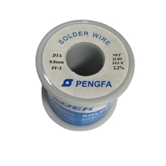 Chì hàn (Thiếc Hàn) PENGFA Cuộn 400gr, Flux 2.2%, Φ 0.8mm, TRẮNG