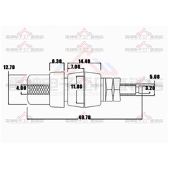 Cọc loa M5, Jăck bắp chuối cái, trạm loa Main ampli 5mm