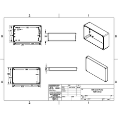 Hộp phay sẵn 200x120x75mm WANCHI