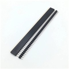 Hàng Rào Cái, Đơn, Lỗ Vuông, Chân DẸP Thẳng 40 pin (Header 2.54 40pin)