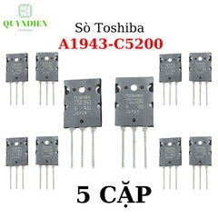Sò Toshiba C5200 A1943 khuếch đại âm thanh công suất lớn main đẩy ampli cặp (A+C)