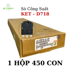 Transistor D718 KEC Lưng Đồng Mạ Niken
