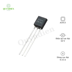 Transistor A1015 - PNP TO-92 0.15A-50V - Túi 10 Con
