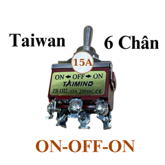 Công tắc gạt đảo chiều 3A-6A-10A-15A lỗ khoét 12mm