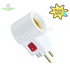 Đui Đèn Liền Phích Có Công Tắc ĐLP1