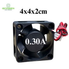 Quạt Tản Nhiệt mới 12VDC 4x4x2 cm dòng 0.3A-Vĩ 125 Cái