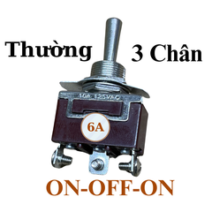 Công tắc gạt đảo chiều 3A-6A-10A-15A lỗ khoét 12mm