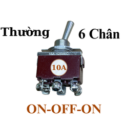 Công tắc gạt đảo chiều 3A-6A-10A-15A lỗ khoét 12mm
