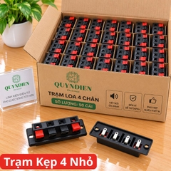Jack Cắm Loa 4 Cổng Trạm loa cầu đấu dây loa 4 chân (TRẠM NHỎ)