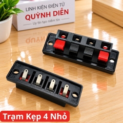 Jack Cắm Loa 4 Cổng Trạm loa cầu đấu dây loa 4 chân (TRẠM NHỎ)