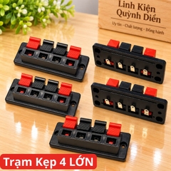 Trạm loa cầu đấu dây loa 4 chân Jack Cắm Loa 4 Cổng