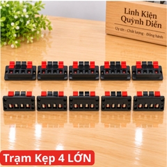 Trạm loa cầu đấu dây loa 4 chân Jack Cắm Loa 4 Cổng