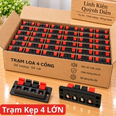 Trạm loa cầu đấu dây loa 4 chân Jack Cắm Loa 4 Cổng