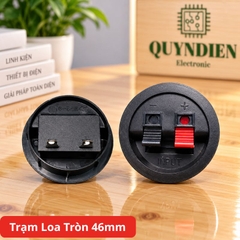 Trạm loa Cầu đấu dây loa tròn 2 chân cho âm thanh thùng loa