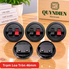 Trạm loa Cầu đấu dây loa tròn 2 chân cho âm thanh thùng loa