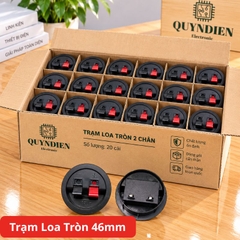 Trạm loa Cầu đấu dây loa tròn 2 chân cho âm thanh thùng loa