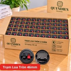 Trạm loa Cầu đấu dây loa tròn 2 chân cho âm thanh thùng loa
